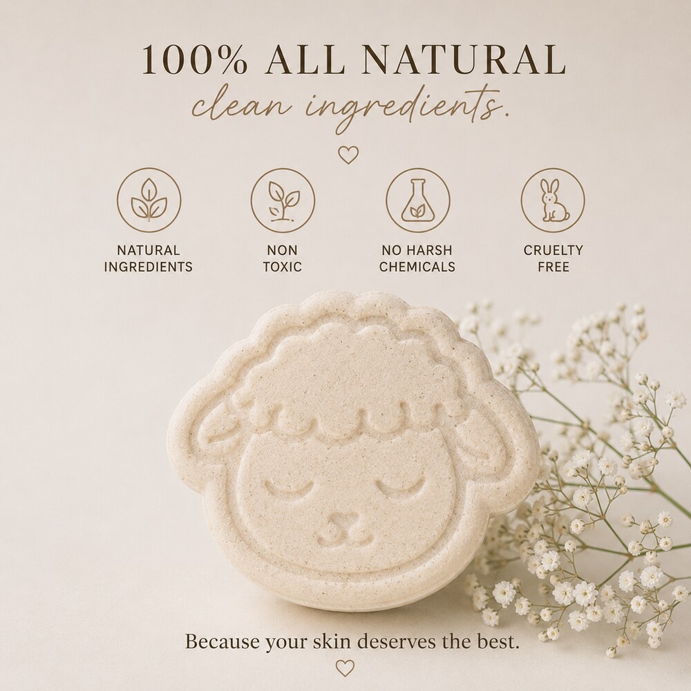 100% all natural, clean ingredients